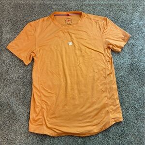 Orange Wilson athletic t shirt